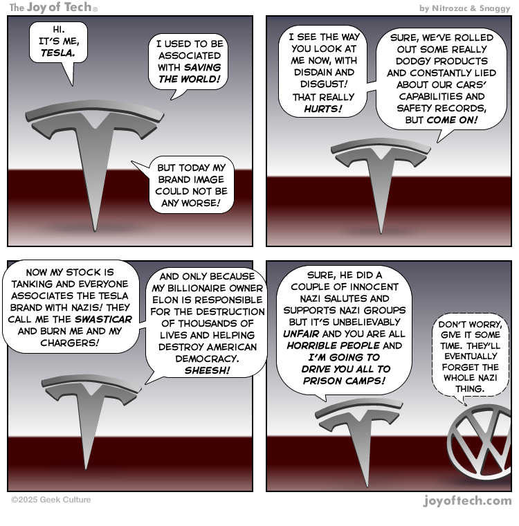 Tesla, a brand on fire.